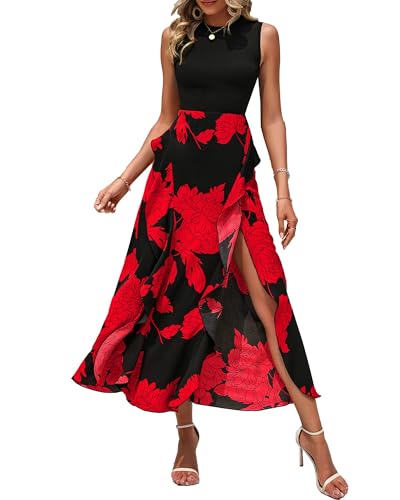 Big Floral Red