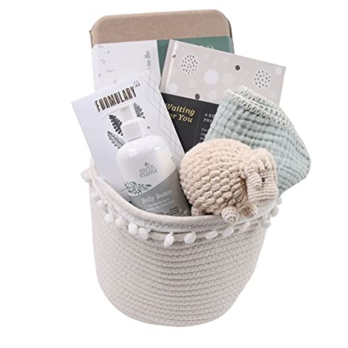 Organic Pregnancy Gift Basket for Mom & Baby - Natural Newborn Essentials & Thoughtful Gifts for Expecting Mothers - Perfect for Baby Showers, Gender Reveals & Maternity Care