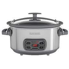 BLACK + DECKER 7QT Digital Slow Cooker with Timer & Auto Warm - SCD1007D | Factory Certified with Full Warranty | Perfect for Soups, Stews & Family Meals