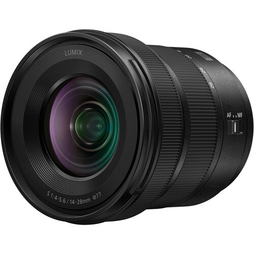 Panasonic LUMIX S 14-28mm f/4-5.6 Macro Lens for Full Frame Mirrorless Cameras - Wide Angle Zoom Lens with Macro Capability for Landscape, Architecture & Close-Up Photography