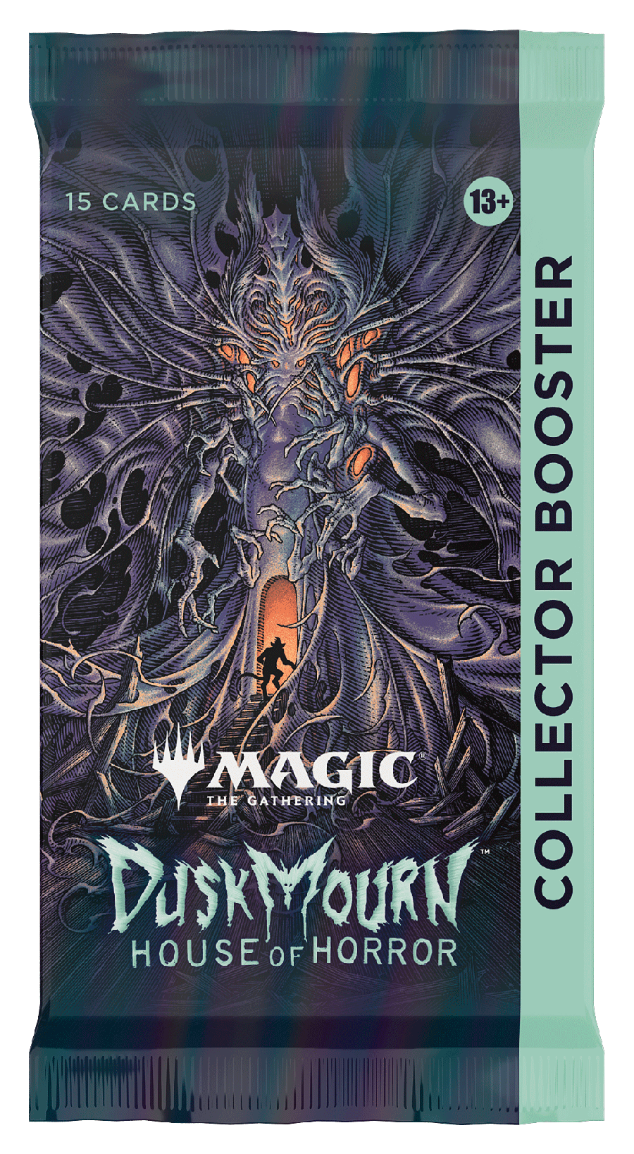 Magic: The Gathering Duskmourn House of Horrors Collector Booster Display Case (6 Boxes) - Perfect for MTG Draft Nights, Tournaments & Card Collectors