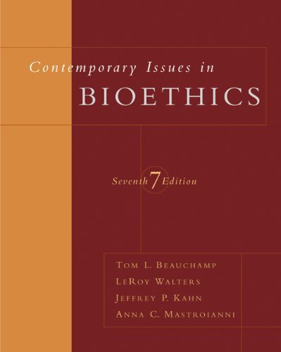 Contemporary Issues in Bioethics by Tom Beauchamp - Ethical Dilemmas in Modern Medicine & Biotechnology | Perfect for Medical Students, Bioethicists & Healthcare Professionals