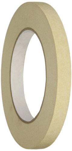 IPG PG505 Professional Utility Grade Masking Tape - 12mm x 54.8m (1.89in x 60yds), Tan Color, 72-Pack - Perfect for Painting, DIY Projects, Home Renovation and Crafting