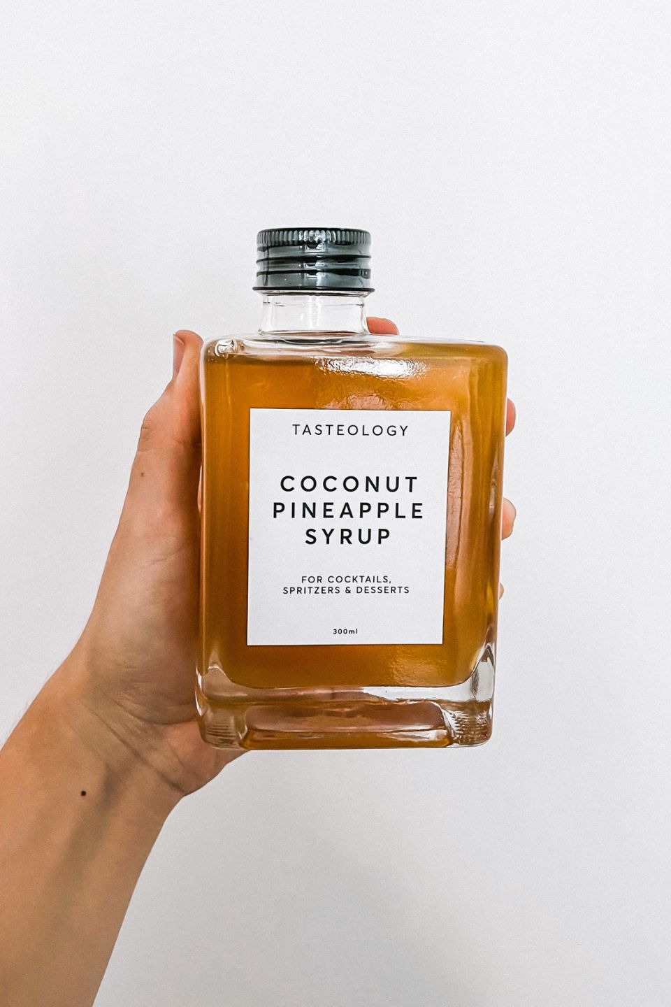 Organic Coconut & Pineapple Syrup 300ml - Tropical Flavor for Cocktails, Desserts & Smoothies - Perfect for Summer Drinks & Baking