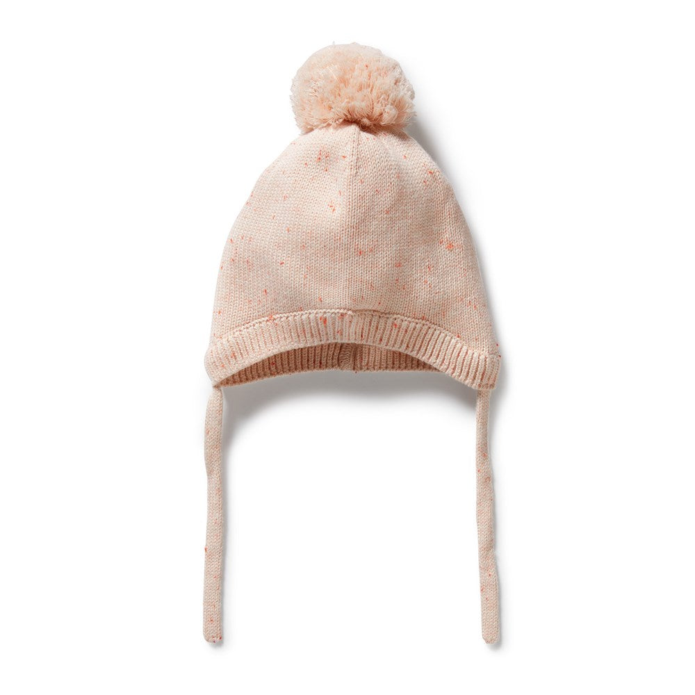 Organic Cotton Knitted Baby Bonnet - Soft & Breathable for Newborns & Infants - Perfect for Sleep, Outings & Photo Shoots