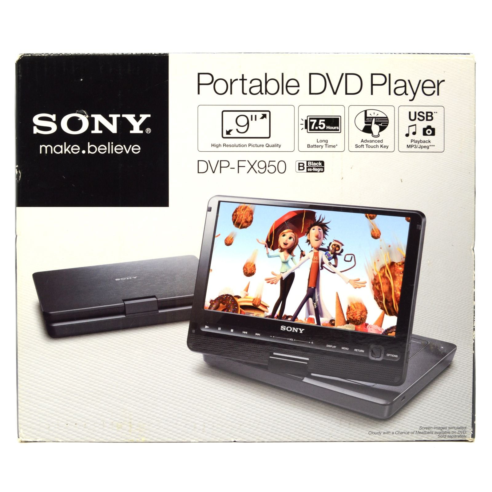 Brand New SONY DVP-FX950 Portable DVD Player with 9