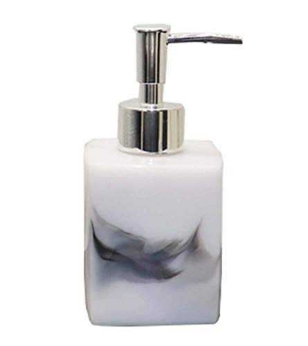 Premium White Bathroom Hand Soap Dispenser - Wall Mounted Shampoo & Shower Gel Bottle for Bathroom, Kitchen, and Spa - Leak Proof & Easy Refill Design