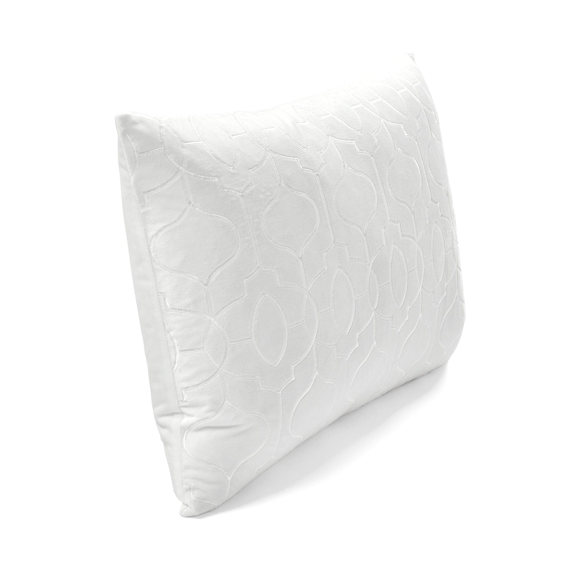 Velvet Geo Decorative Pillow Cover - Modern Geometric Throw Pillow Case for Sofa, Bed & Home Decor - Soft Luxury Cushion Cover for Living Room, Bedroom