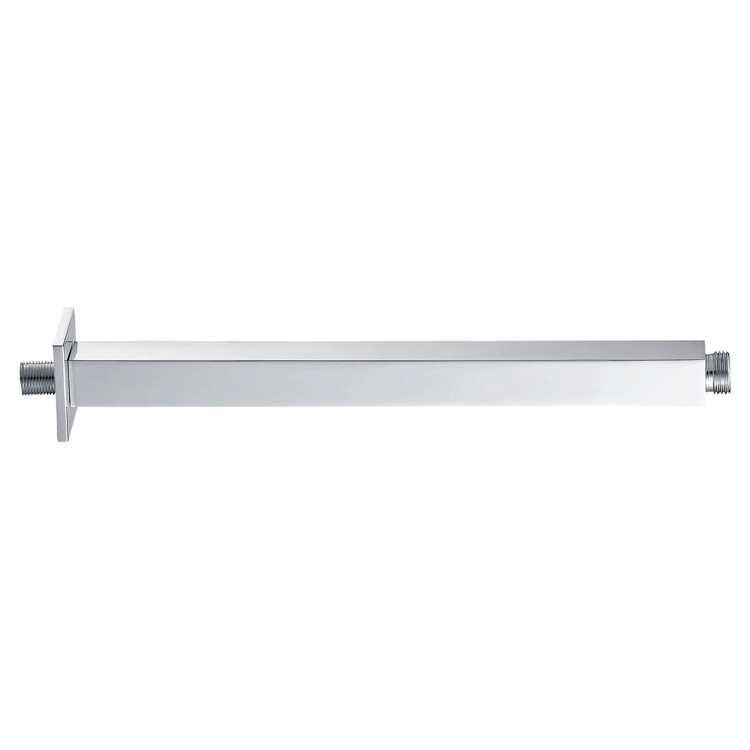 Dax 8 Inch Brass Square Ceiling Shower Arm - Chrome Finish (DAX 1012 200 CR) - Perfect for Modern Bathroom & Spa Shower Installations