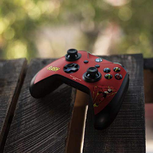 Officially Licensed Warner Bros Flash Portrait Gaming Skin Decal for Xbox One X Controller - Durable Protective Cover for Enhanced Gaming Experience