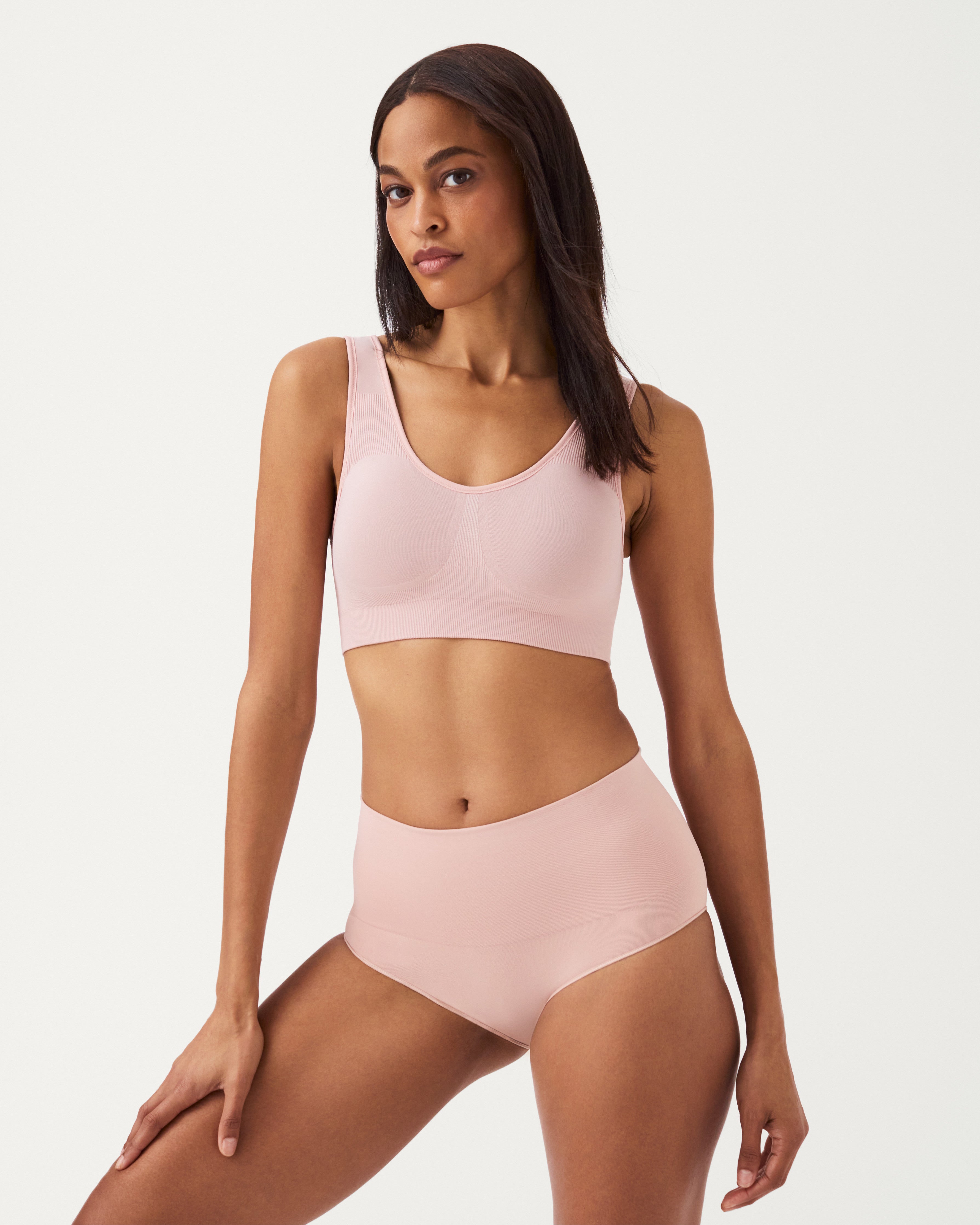 SPANX® Breast of Both Worlds® Reversible Comfort Bra - Wireless Support for Everyday Wear & Workout | Seamless T-Shirt Bra for Women