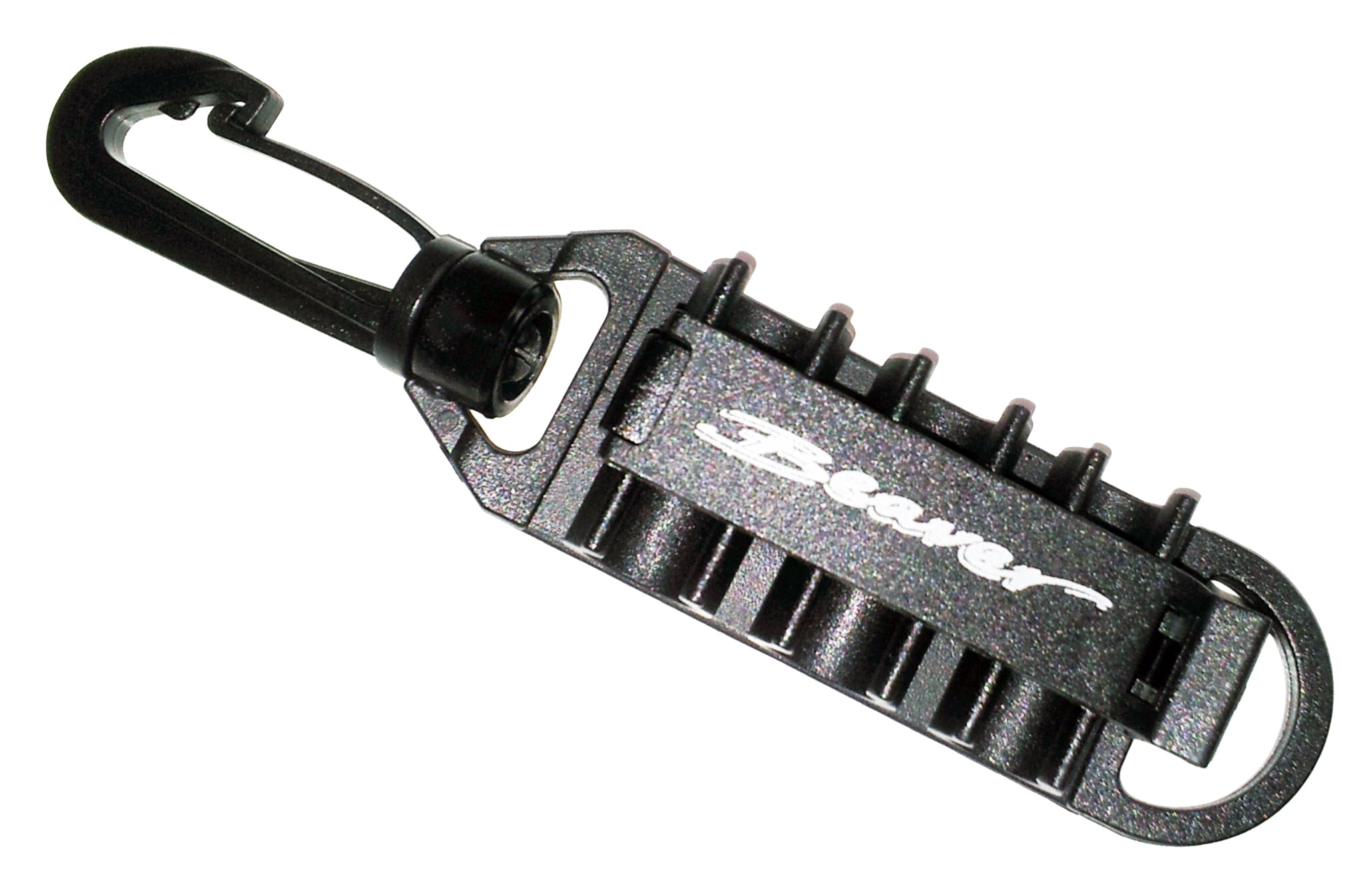 Beaver Black Hose Holder - Heavy Duty Garden Hose Organizer for Outdoor Watering, Yard Work, and Car Washing