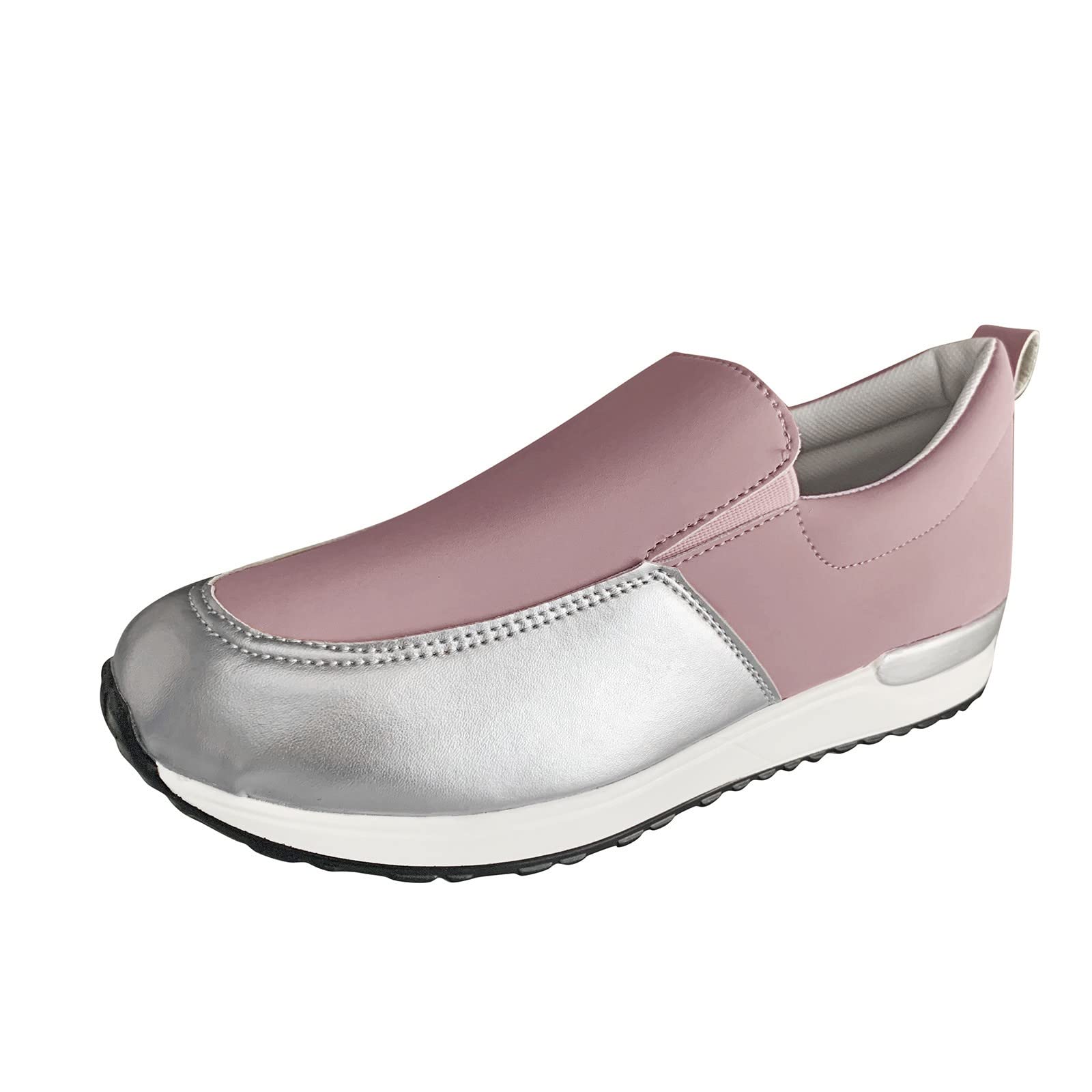 Women's Fashion Sneakers - Comfortable Round Toe Casual Sneakers for Women | Non-Slip Walking Shoes | Perfect for Work, Travel & Everyday Wear