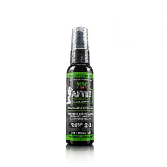 Premium CBD Lubricant by Hemp Bombs - 100mg CBD, 2 Oz - Intimate Massage Oil for Couples, Sensual Relaxation & Enhanced Pleasure