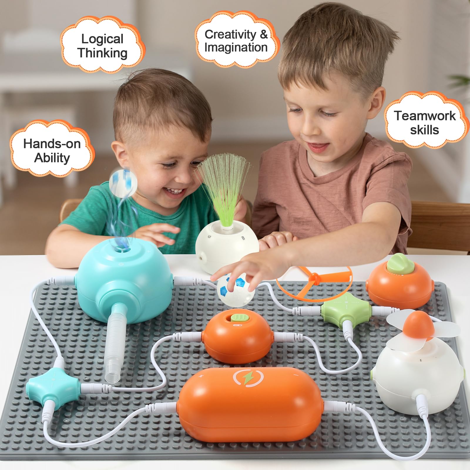 STEM Learning Circuit Kits for Kids Ages 3+ | DIY Electronics Exploration Kit with 64 Projects | Physics Science Educational Toys for Boys & Girls | Perfect for Classroom STEM Activities & Home Learning Fun