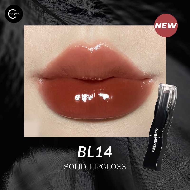 LEEMEMBER Feather Solid Lip Gloss - Long Lasting Hydrating Lipstick with Natural Shine, Vegan & Cruelty Free - Perfect for Daily Wear, Date Night & Special Occasions