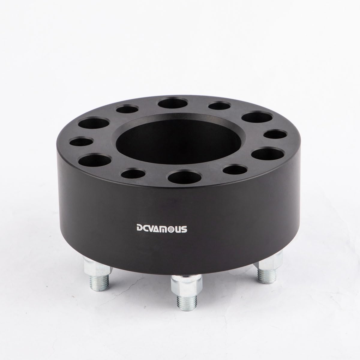 DCVAMOUS 4PC Black Hubcentric 6x135 Wheel Spacers 2.5 Inch with 14x1.5 Studs 87.1mm Hub Bore - Compatible with Ford F150/Expedition/Navigator (2015-2024) 6 Lug - Improve Stance & Clearance for Off-Roading, Towing & Custom Wheels