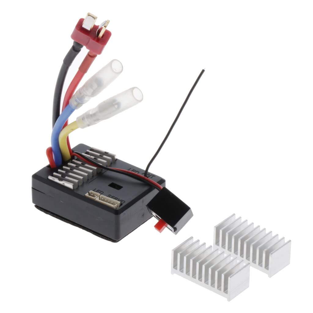 Replacement Receiver Plate Board & Motor Heatsink Circuit for WLtoys 144001 1/14 Scale RC Car Parts - Perfect for DIY Repairs & Off-Road Racing Upgrades