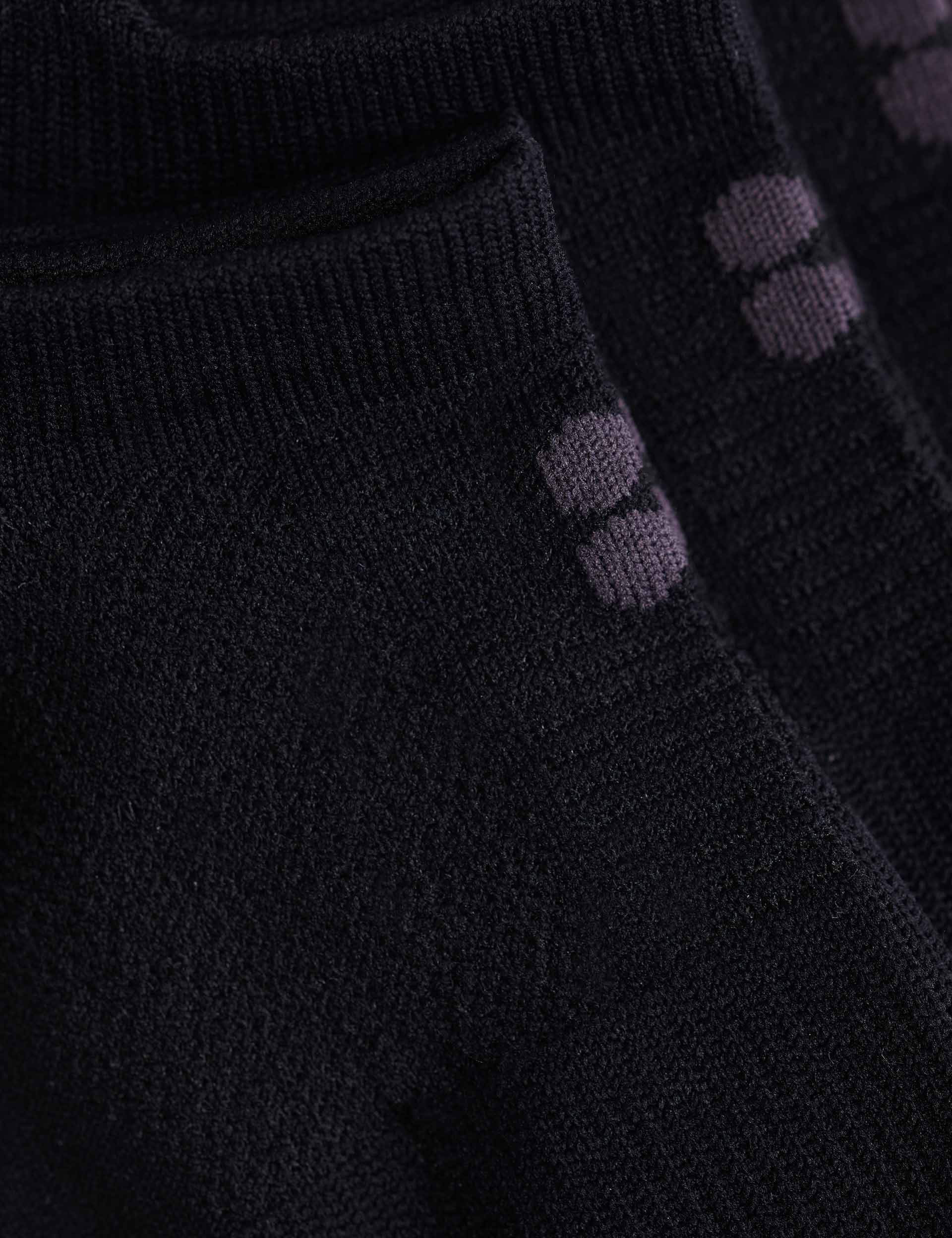 Lightweight Trainer Socks 3 Pack - Breathable Athletic Socks for Running, Gym & Workout - Black
