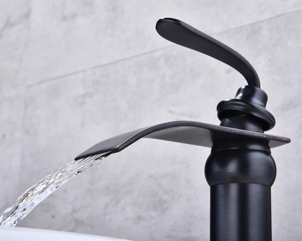Brushed Nickel All Copper Mixer Tap with AIR Water Injection Technology - Hot & Cold Basin Faucet for Kitchen, Bathroom, Hotel - Durable Sink Tap with Modern Design for Home & Commercial Use