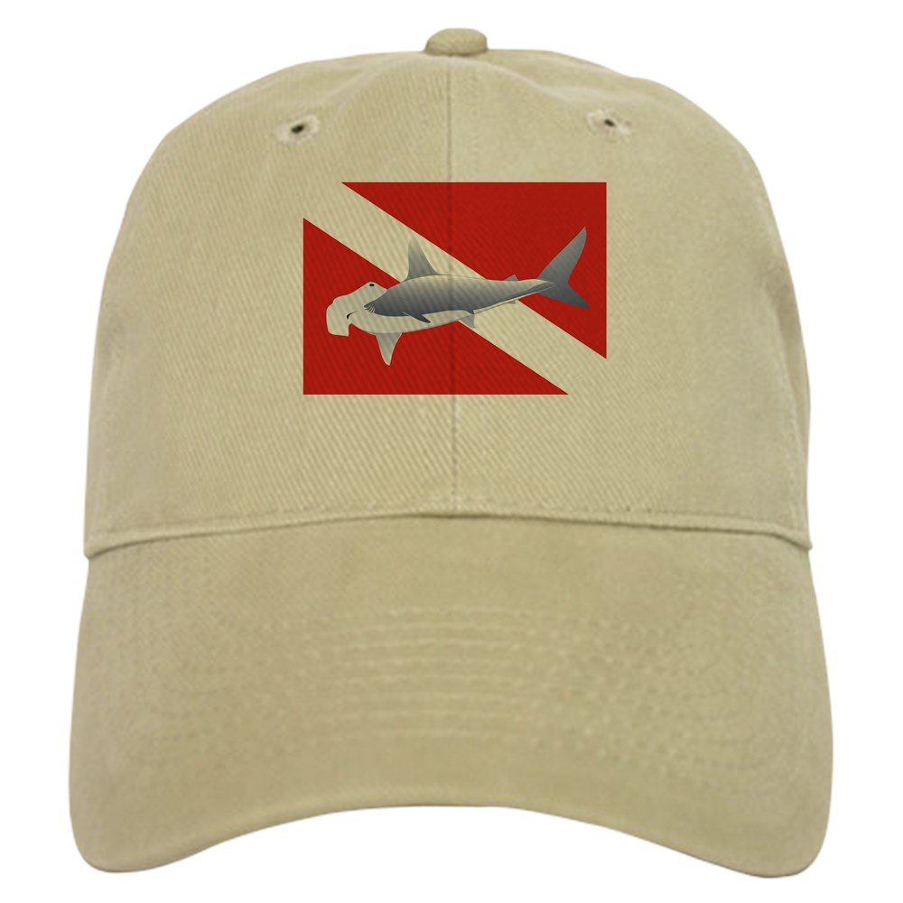 Hammerhead Dive Flag Baseball Cap for Scuba Diving Enthusiasts