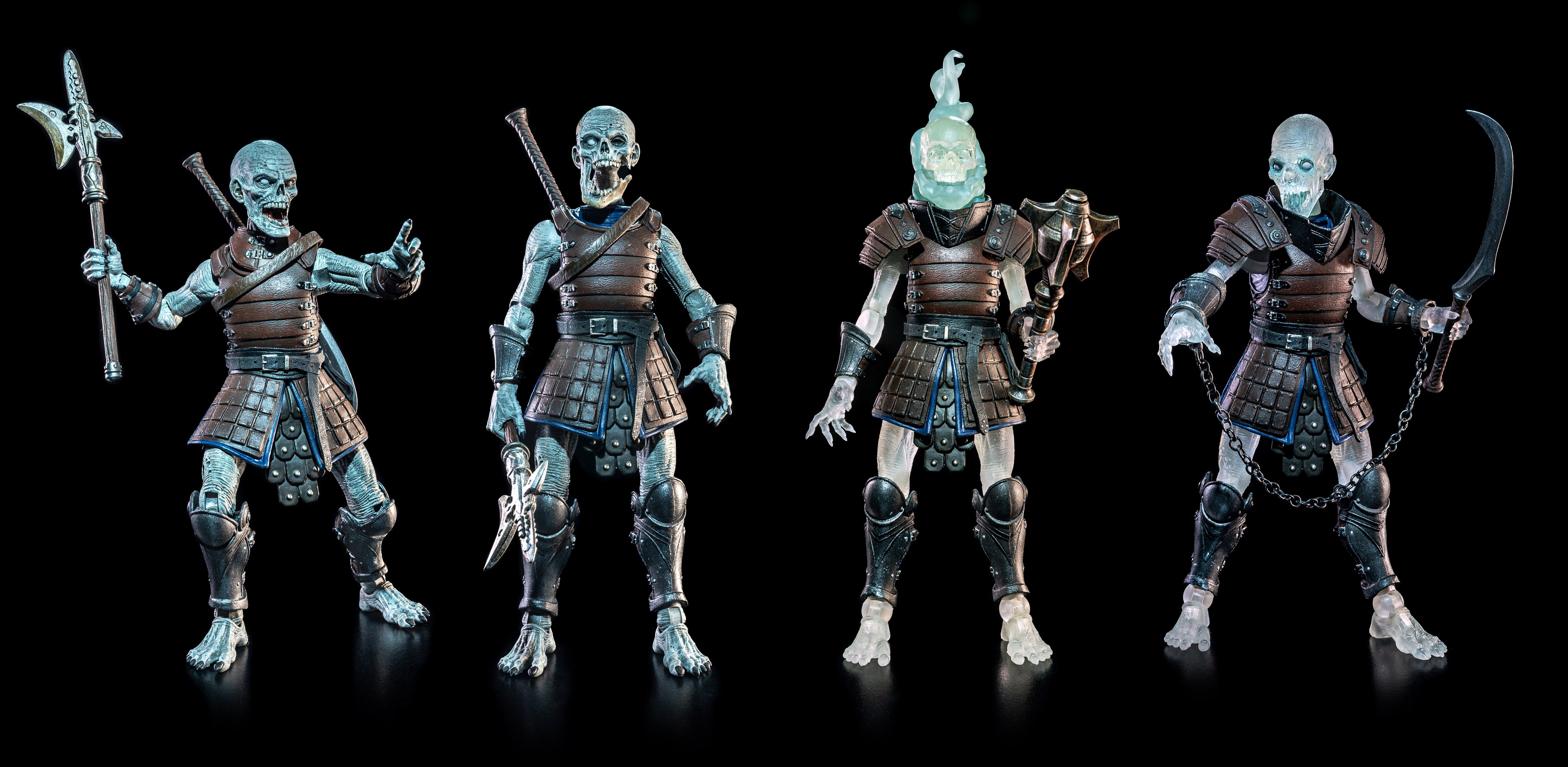 Four Horsemen Studio Mythic Legions 1/12 Scale 6-Inch Necronominus Undead Builder Pack (Deluxe) - Highly Detailed Action Figure for Collectors, Customization & Fantasy Displays