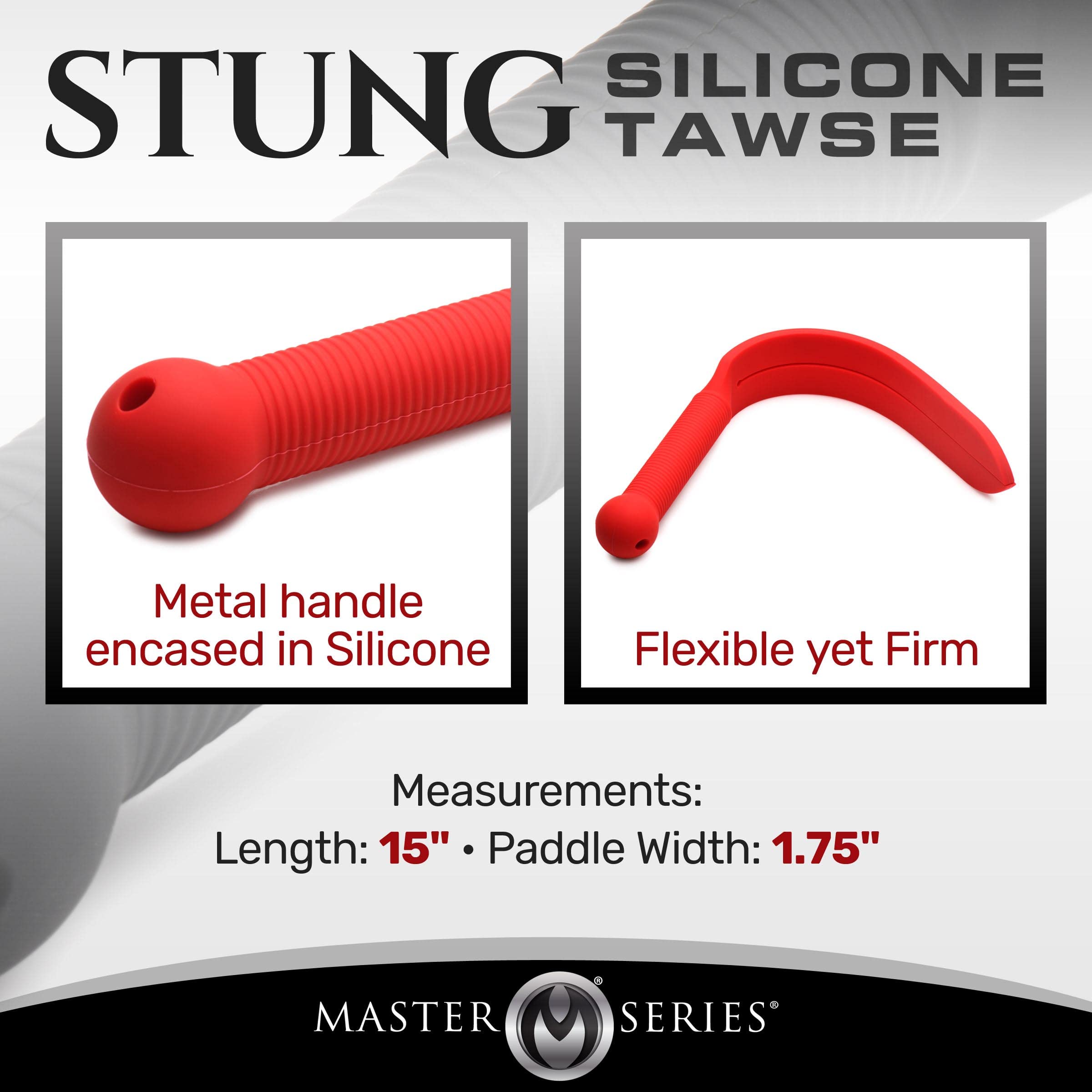 Premium Dual-Tip Silicone BDSM Paddle - 15