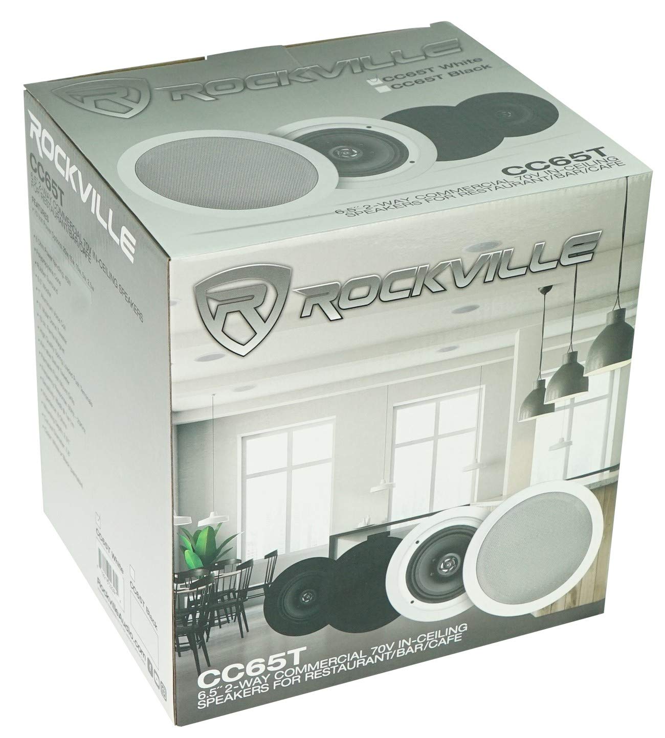 Rockville 2 CC65T White 6.5