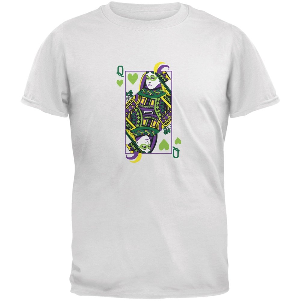 Mardi Gras Queen of Hearts Men's T-Shirt - Funny Carnival Costume Tee for Parties & Festivals - Perfect for Mardi Gras Celebrations, Costume Parties & Themed Events