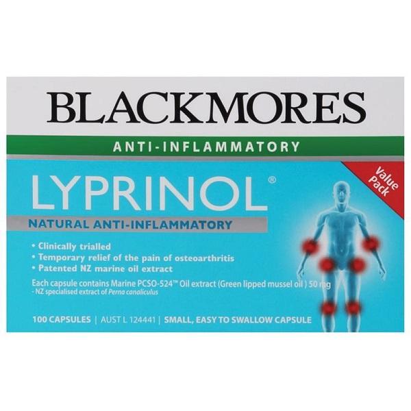 Blackmores Lyprinol - Premium Joint Support Supplement for Pain Relief & Mobility - Natural Omega-3 Fatty Acids - Supports Healthy Inflammatory Response - Ideal for Active Adults & Seniors with Joint Discomfort