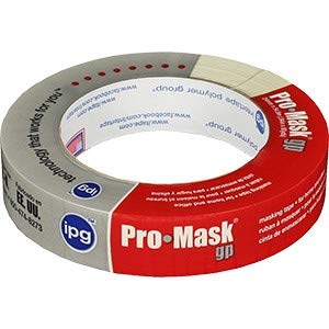 IPG 5101-1 1 Inch x 60 Yards General Purpose Masking Tape - 32 Rolls per Case | Perfect for Painting, DIY Projects, Home Repairs & Crafting