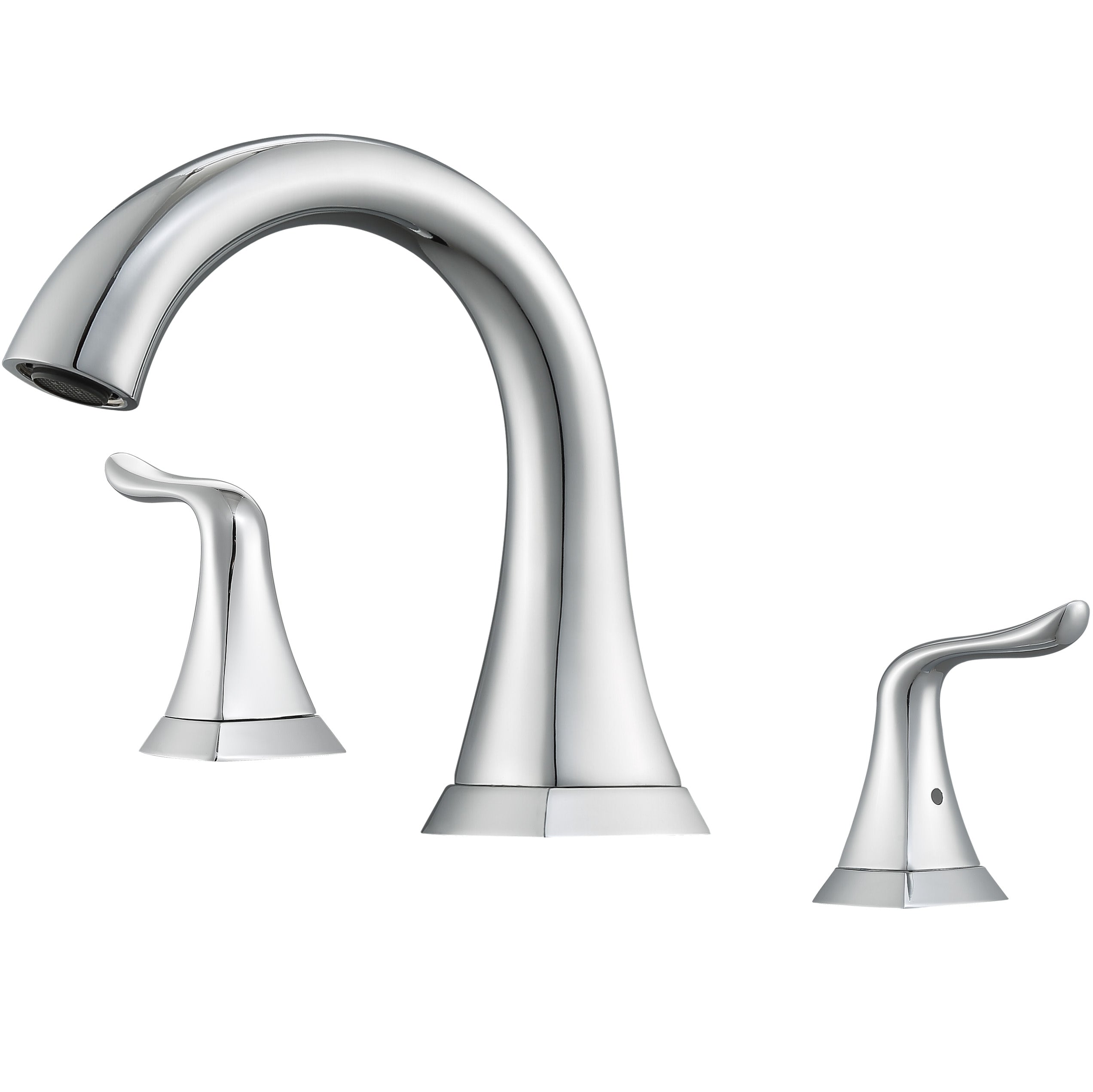 Scarlett Widespread Bathroom Faucet - Chrome Finish for Vanity Sink - Perfect for Modern Bathroom Renovation and Home Upgrade