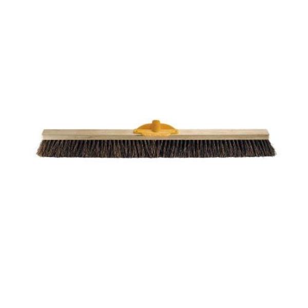 Oates 900mm Sweep All Bassine Outdoor Broom Head - Heavy Duty Cleaning Broom for Patio, Deck, Garage & Driveway - Ideal for Leaves, Dirt & Debris Removal