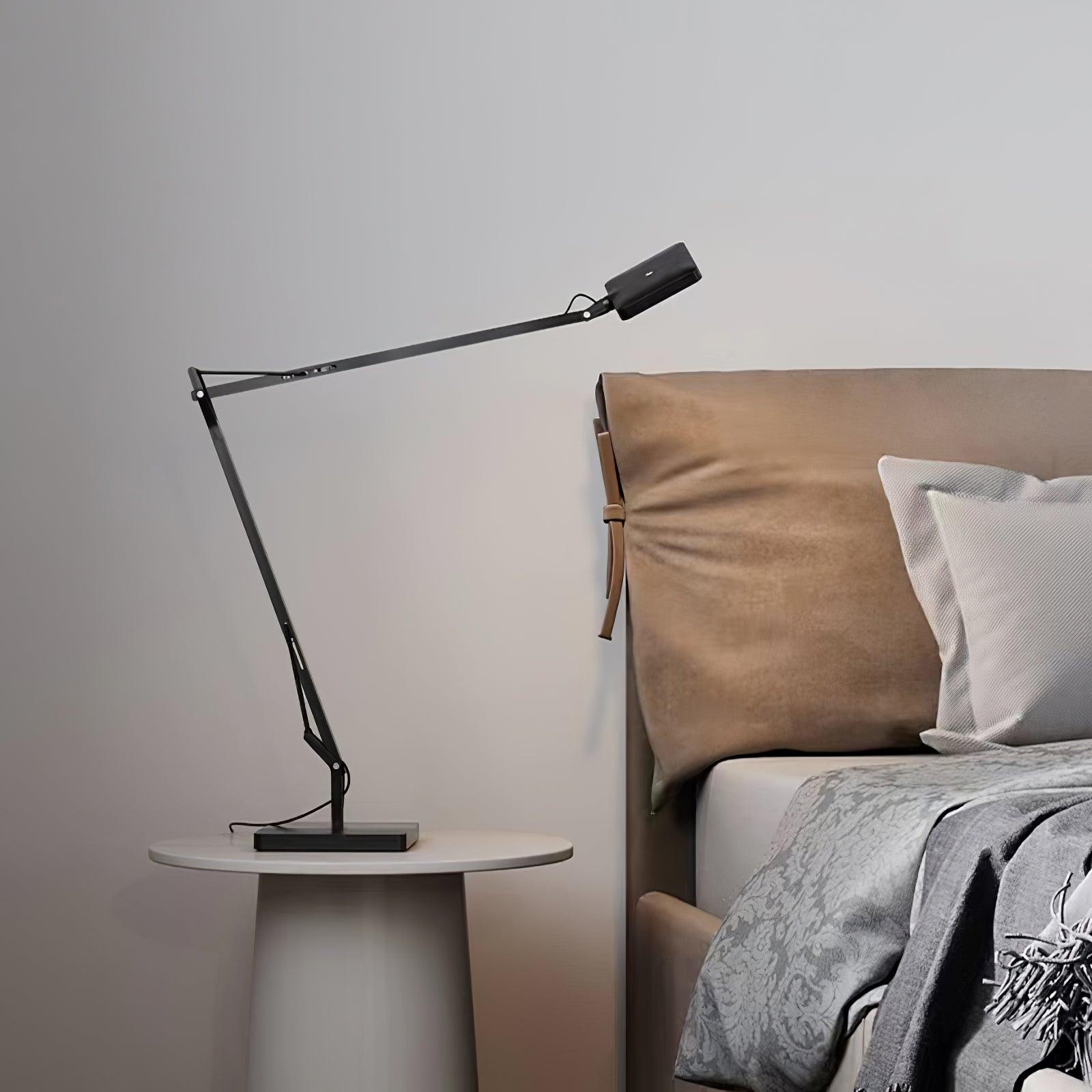 Kelvin Edge Table Lamp - Modern LED Desk Light for Home Office, Bedroom & Study | Adjustable Brightness & Eye-Caring Design