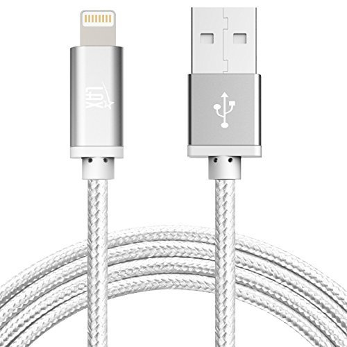 MFi Certified iPhone Charger Lightning Cable - Durable Braided USB Cord for iPhone 11/11 Pro Max/XS Max/X/8/7/6, iPad & iPod | Fast Charging & Data Sync | Perfect for Home, Office & Travel