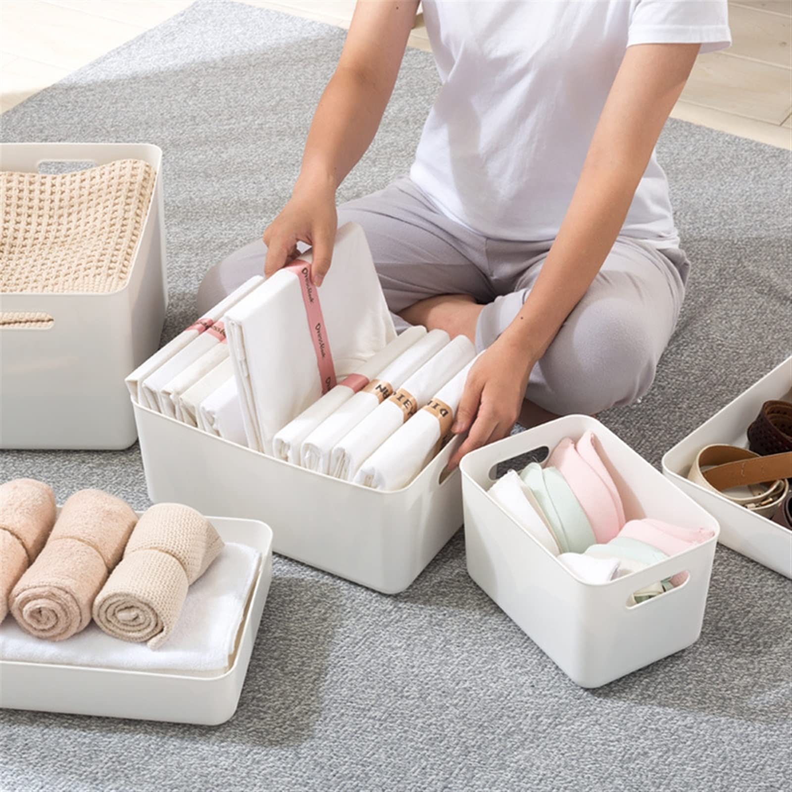 Organizing Storage Boxes for Desk Clutter - Home & Office Use
