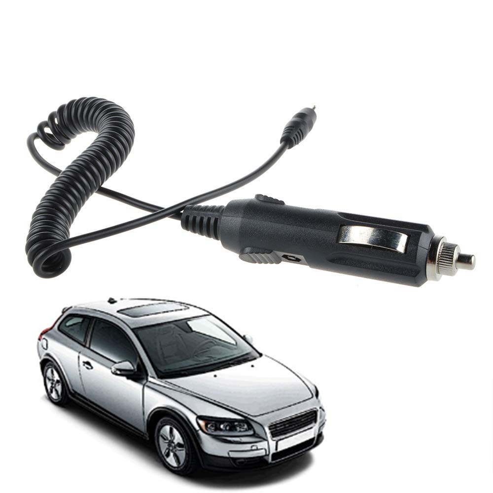 iKANOO BT009 Car DC Adapter - 12V Cigarette Lighter Power Cord for Wireless Bluetooth Radio Alarm Clock & Portable Speaker | Perfect for Vehicles, Boats, RVs & Campers | Fast Charging Power Supply Cable