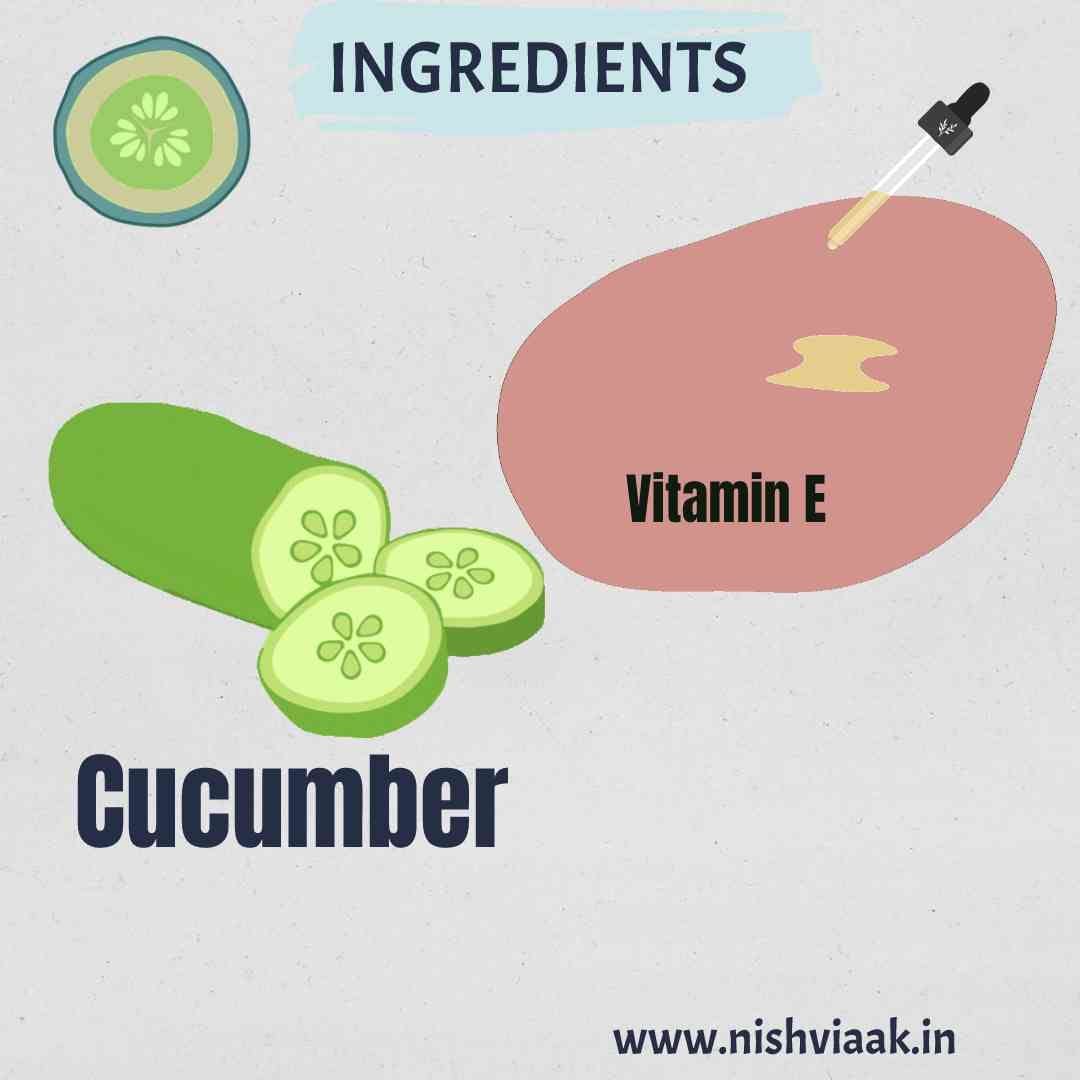 Nishviaak™ Cucumber Gel for Skin Care - Hydrating & Soothing Face Mask, Natural Herbal Extract for Glowing Skin | Perfect for Daily Use, Spa Treatments & Post-Sun Care