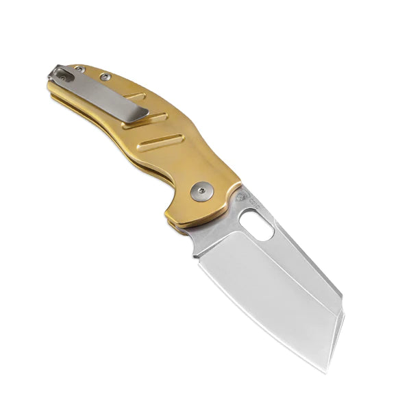 Premium C01C Button Lock Brass Knife - High-Quality EDC Pocket Knife for Outdoor, Camping, and Everyday Carry (EDC) Use
