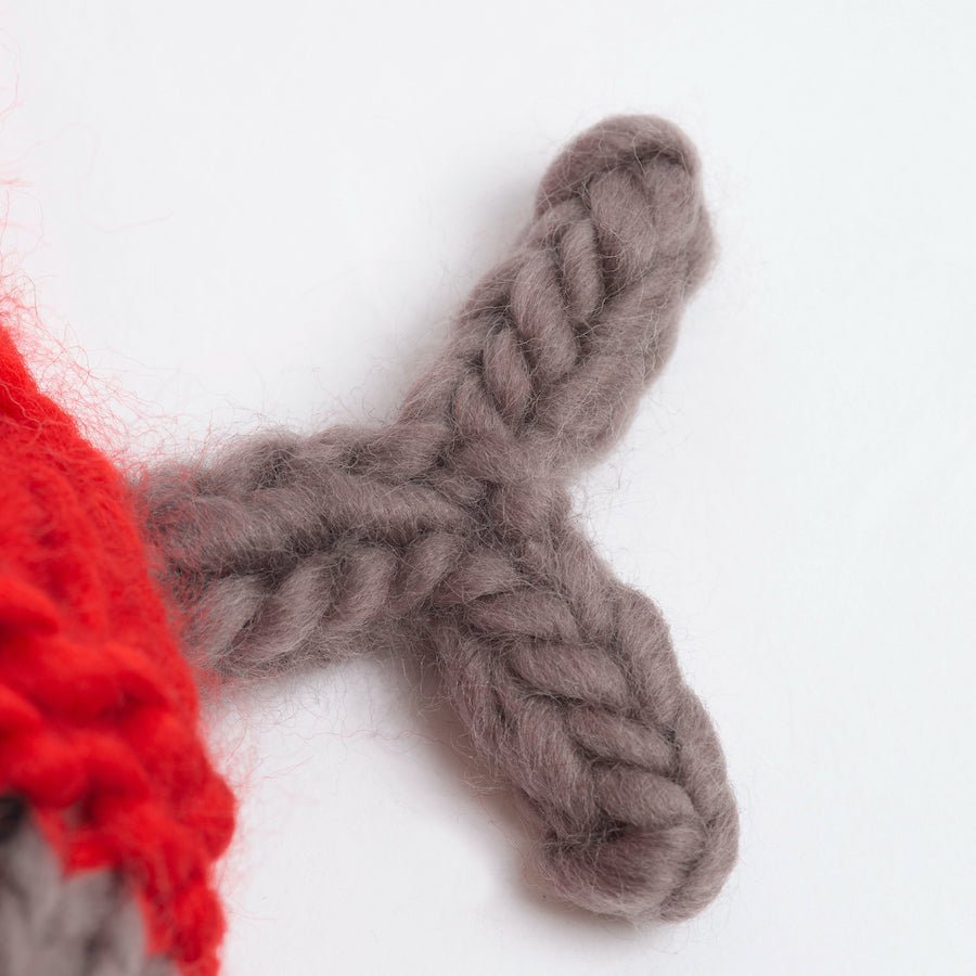 Christmas Knitting PDF Pattern - Reindeer and Robin Baubles for Holiday Decorations | DIY Festive Ornaments for Tree, Gifts & Home Decor