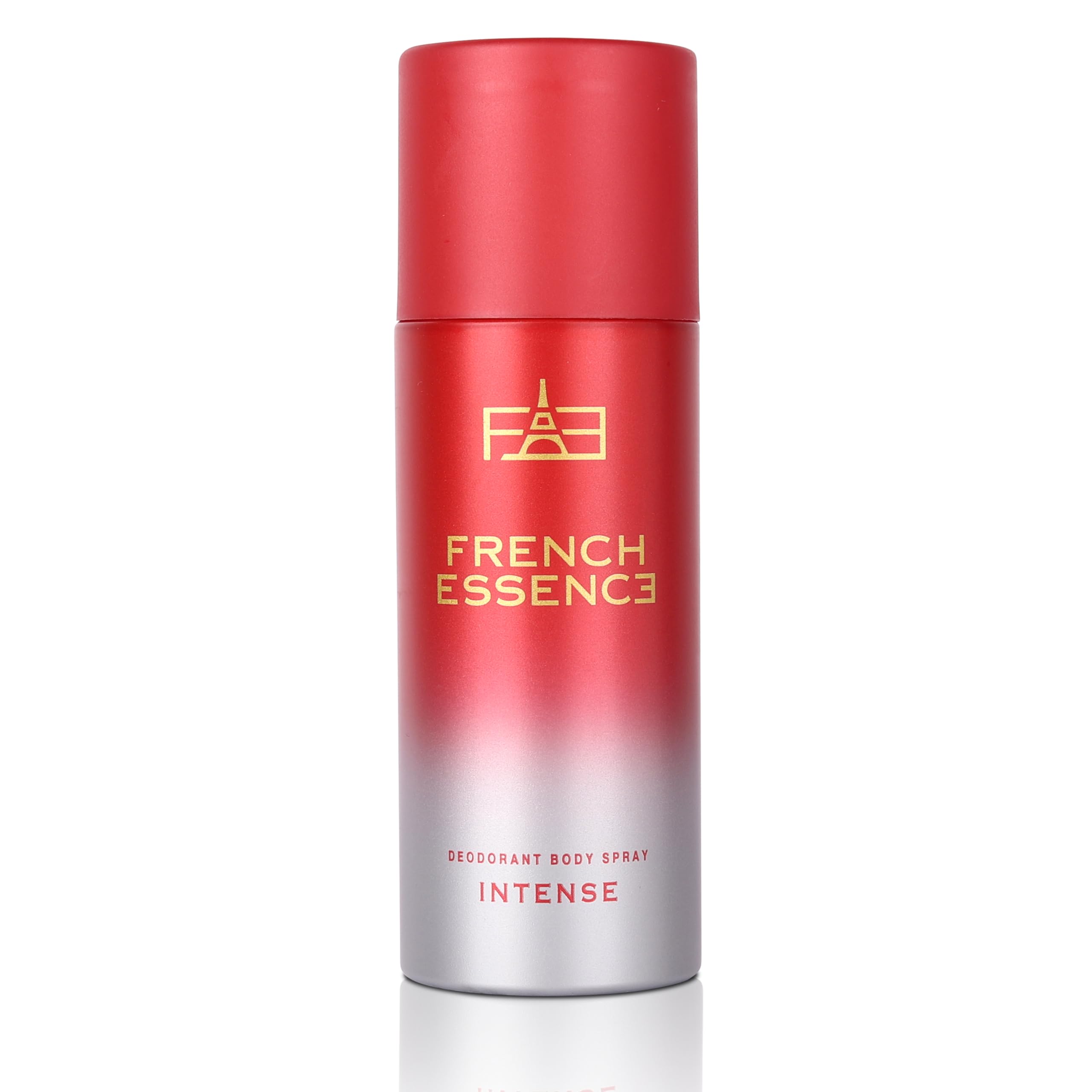Premium FRENCH ESSENCE Men's Deodorant Spray - Long Lasting Fragrance, Fresh Scent (Intense) - 150ml Body Spray for Daily Use, Gym & Office - Pack of 1