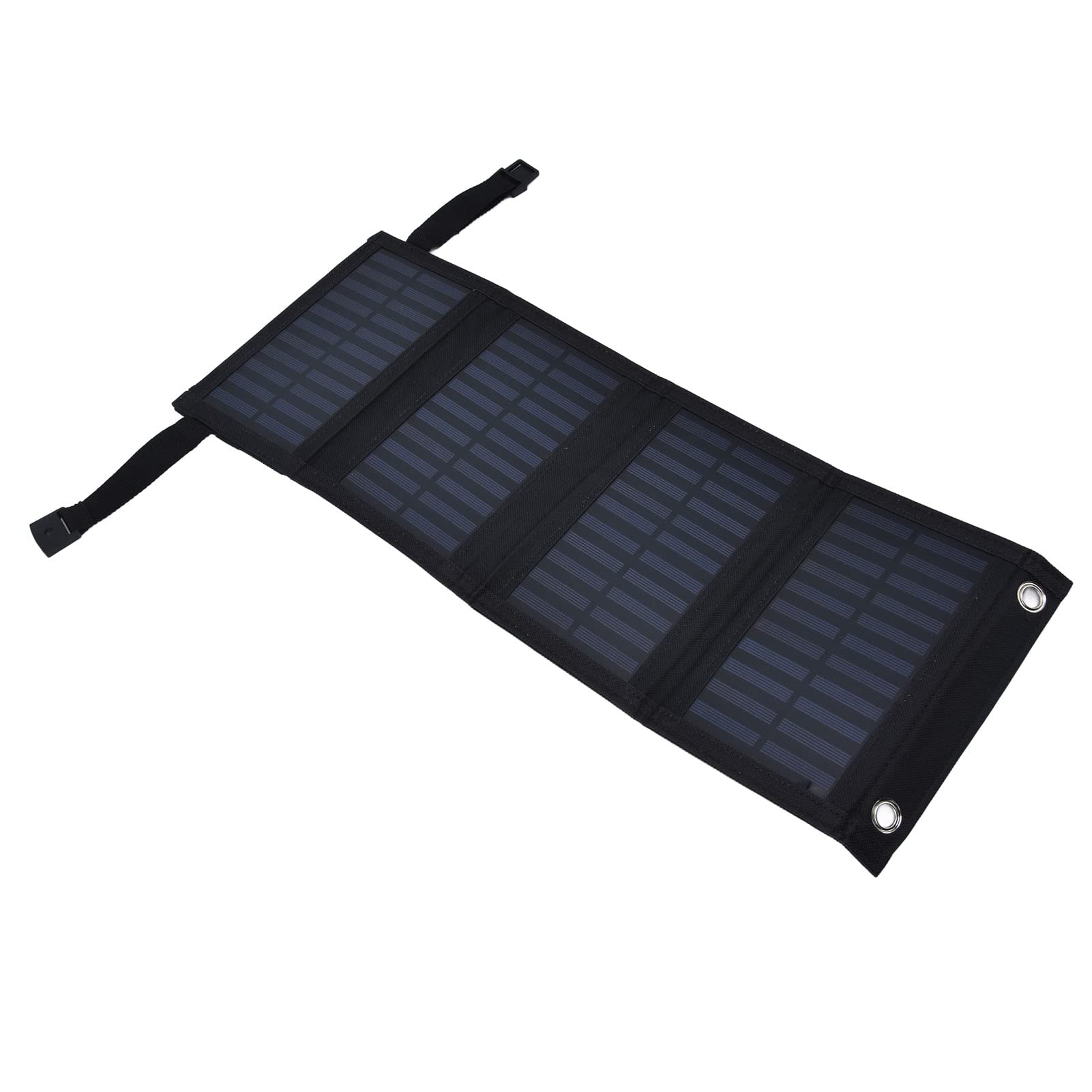 EXCLUZO 20W Solar Charger with USB Output - Portable Solar Power Bank for iPhone, Android, and Outdoor Activities - Perfect for Camping, Hiking, and Emergency Power Backup