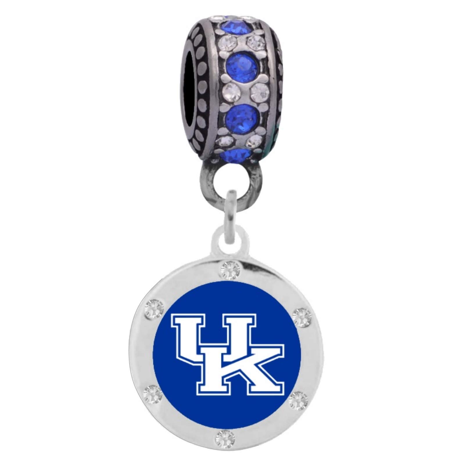 University of Kentucky Charm Compatible with Pandora Style Bracelets - Perfect for College Gifts, Alumni Pride & Sports Fan Jewelry