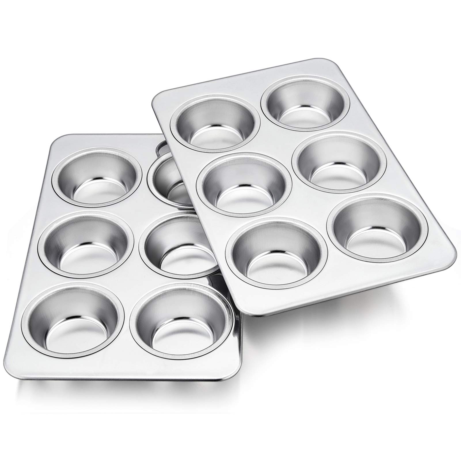 Premium Non-Toxic Muffin Pans for Baking - 2-Piece Cupcake Pan Set for Cakes, Cornbread, Quiche & More | Oven & Dishwasher Safe | Perfect for Home Baking, Parties & Holiday Treats