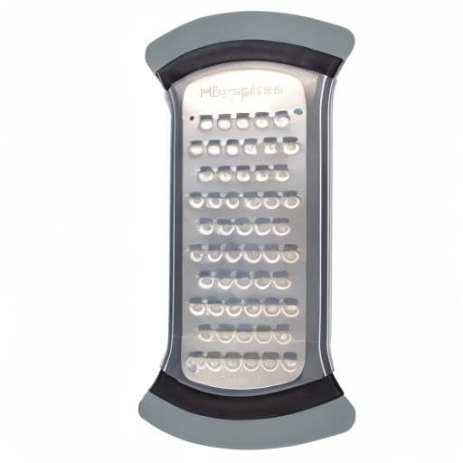 Microplane Extra Coarse Grater Bowl - Best for Cauliflower Rice, Cheese & Zucchini - Durable Black & Grey Kitchen Tool - Perfect for Meal Prep & Healthy Cooking