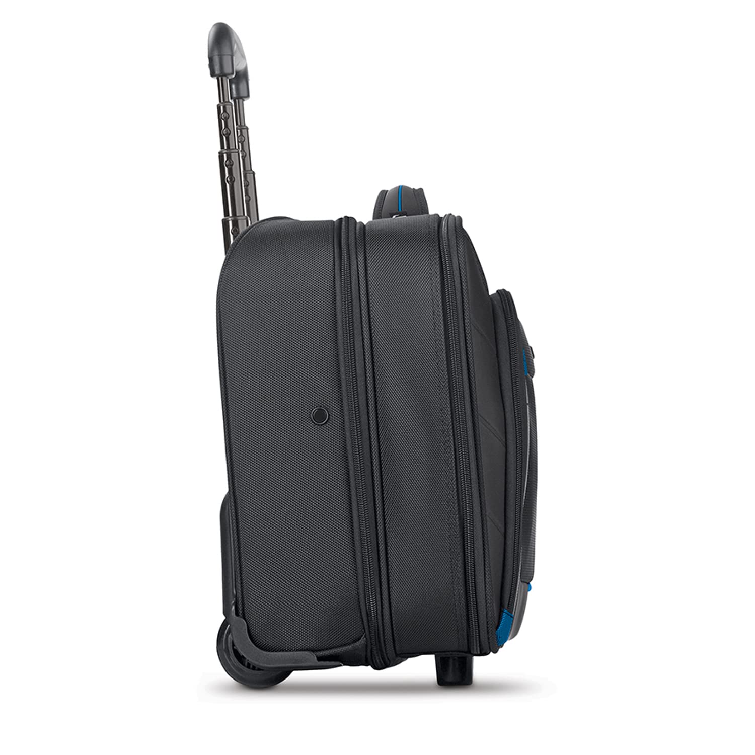 Solo New York Active Rolling Overnight Laptop Bag for Business Travel - 16 Inch Laptop Case for Women & Men (Black, 15