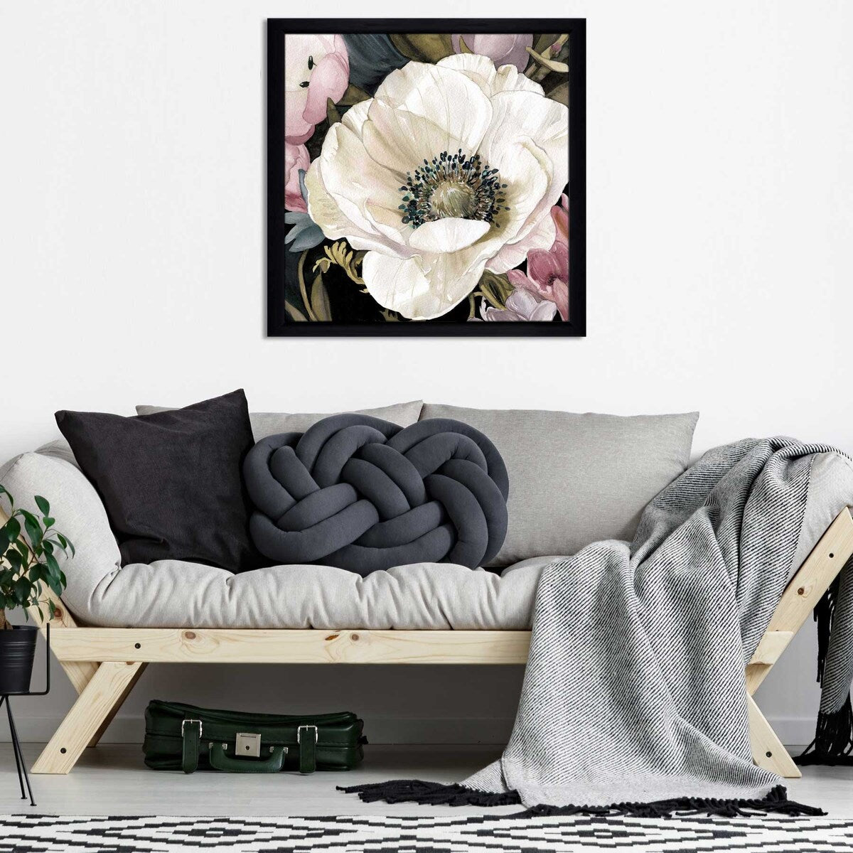 Anemone Study II by Carol Robinson - Vibrant Floral Art Print on Acrylic - Perfect for Living Room, Bedroom & Office Wall Decor