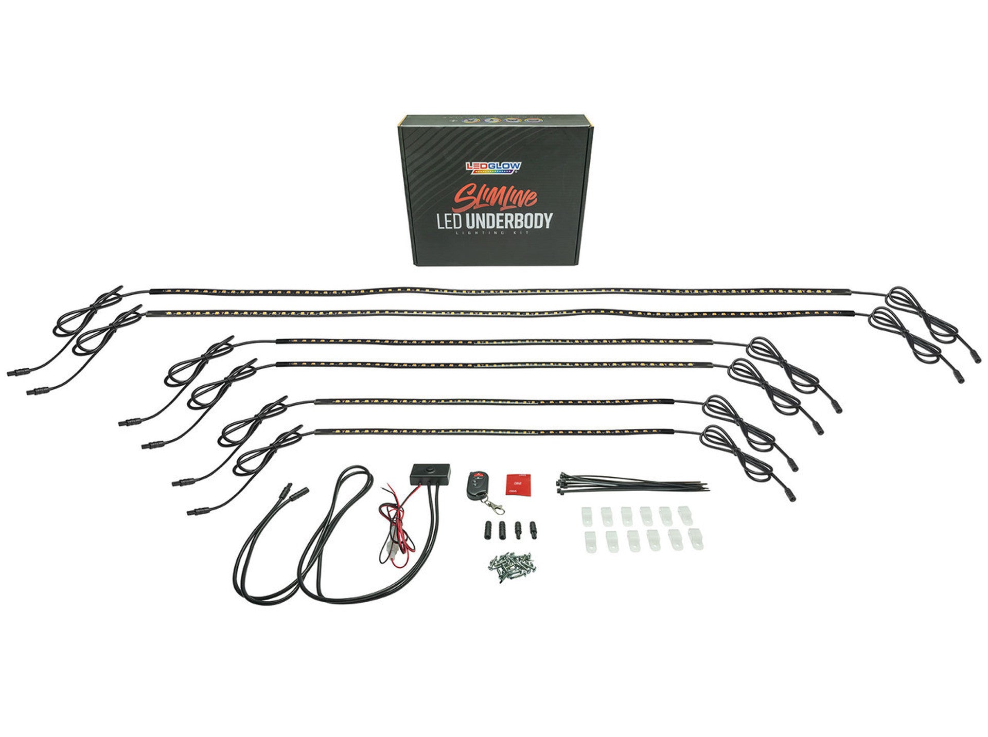 Green LED Flexible Slimline Truck Underbody Lighting Kit - Waterproof, Easy Installation for Off-Road & Car Shows - Enhance Night Visibility & Style