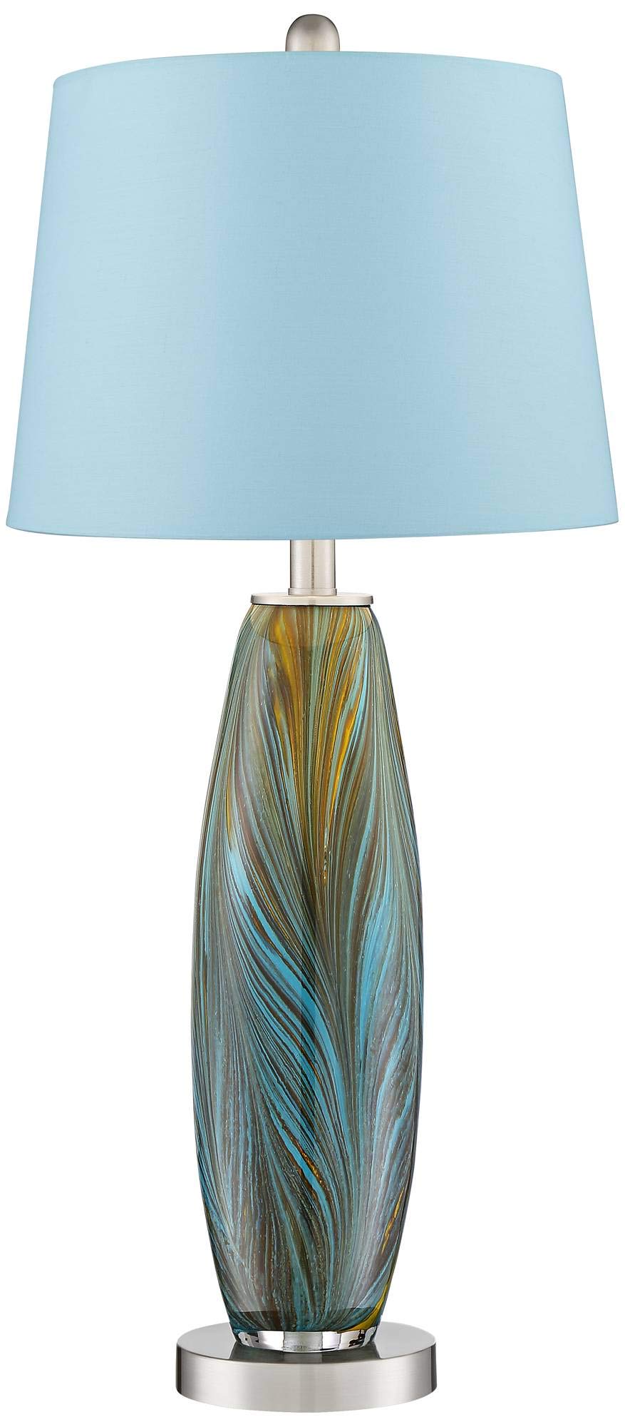 360 Lighting Azure Modern Coastal Table Lamps Set of 2 - 26.75