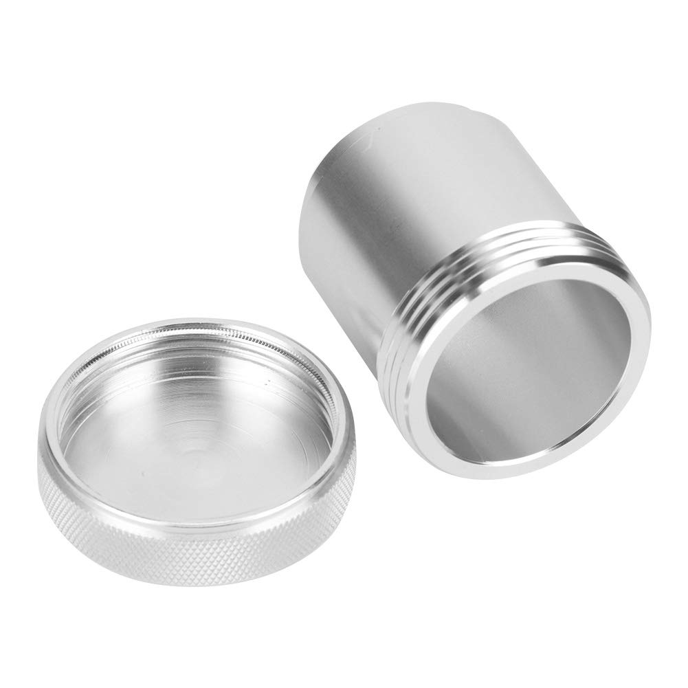 1.5 Inch Aluminum Alloy Weld-On Fuel Filler Neck Cover - Silver Car Oil Cap Accessory for Vehicle Modification | Perfect for Custom Car Builds, Off-Road Trucks & Performance Upgrades